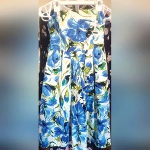 Apt. 9 Beautiful blue and green strapless dress, missing belt. #357
